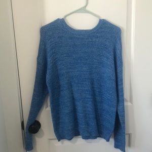 Blue, never worn sweater.